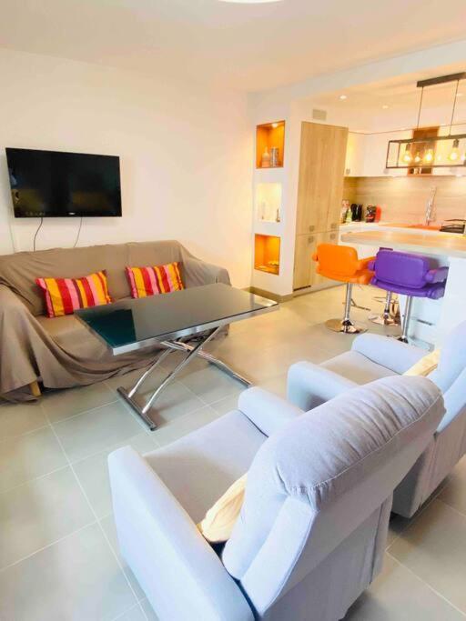 شقة Luxueux T3 Piscine Et Vue Somptueuse سُت المظهر الخارجي الصورة
