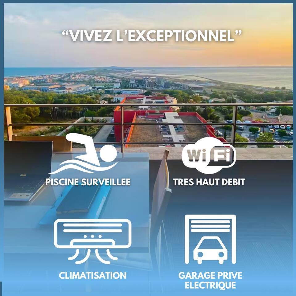 شقة Luxueux T3 Piscine Et Vue Somptueuse سُت المظهر الخارجي الصورة